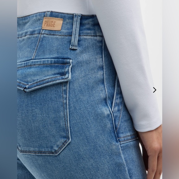PAIGE Anthropologie Mayslie Low-Rise Joggers denim jeans 28 - Picture 1 of 12